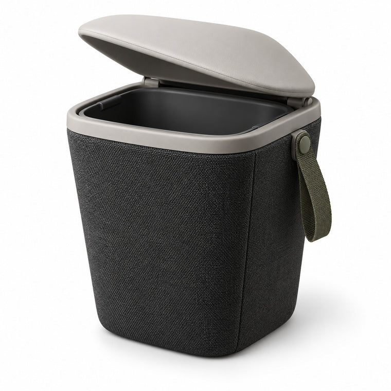 QuietBin Soft-Lid Car Bin